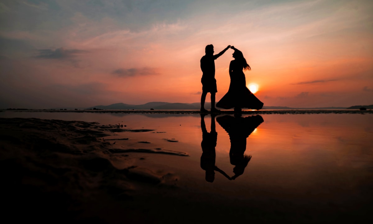 Couple at sunset